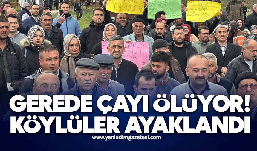 Gerede Çayı ölüyor: Köylüler ayaklandı