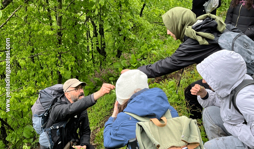 Doğaseverler 10 kilometrelik parkurda buluştu