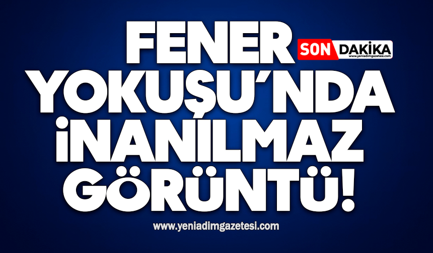 Fener Yokuşu’nda inanılmaz görüntü!