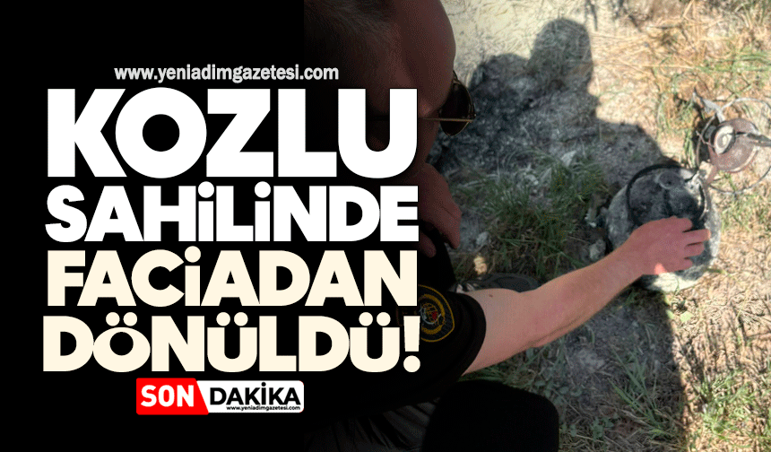 Kozlu sahilinde faciadan dönüldü!