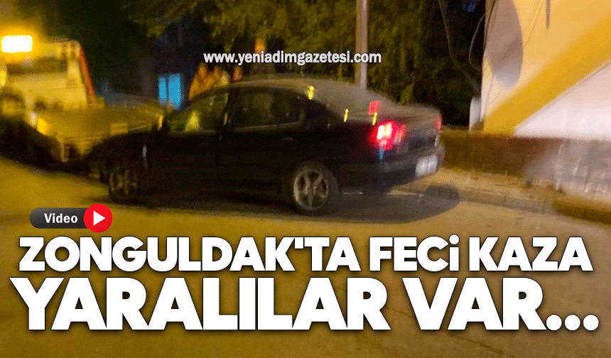 Zonguldak'ta feci kaza: Yaralılar var...