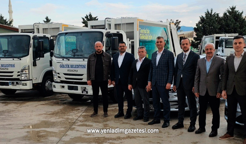 Gölcük'ün araç filosu 5 yeni araçla güçlendirildi