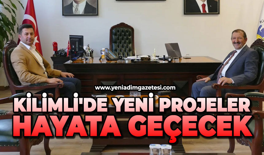 Kilimli'de yeni projeler hayata geçecek