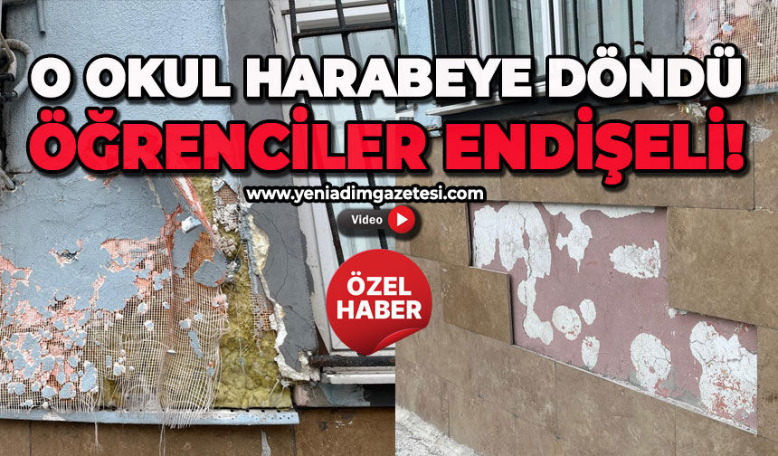 O okul harabeye döndü: Öğrenciler endişeli!