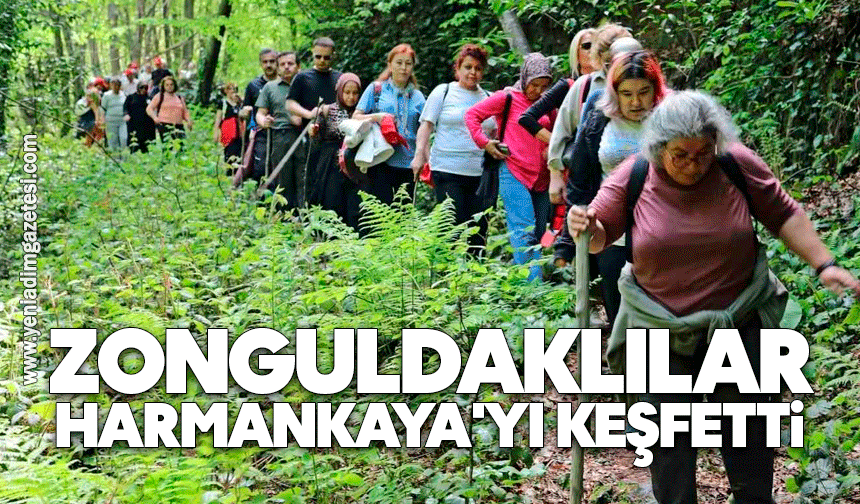 Zonguldaklılar Harmankaya'yı keşfetti