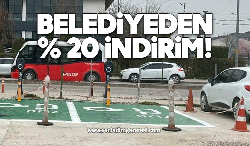 Belediyeden yüzde 20 indirim!