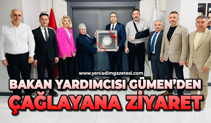 Bakan Yardımcısı Gümen'den Çağlayan'a ziyaret