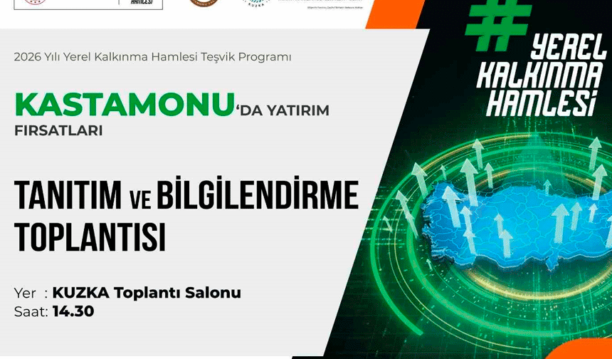 Kastamonu'da yatırım destekleri bilgilendirme toplantısı yapılacak
