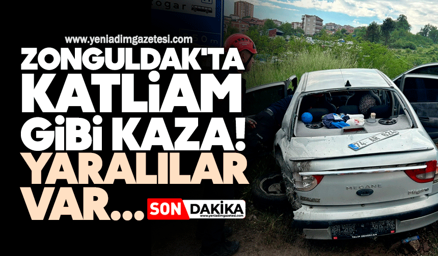 Zonguldak'ta katliam gibi kaza: Yaralılar var
