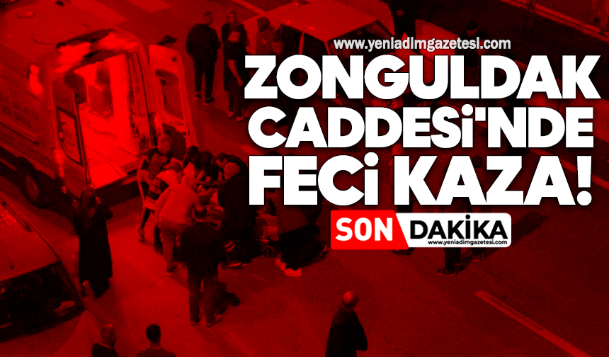 Zonguldak Caddesi'nde feci kaza!