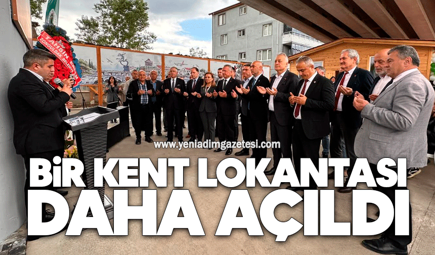 Bir Kent Lokantası daha açıldı