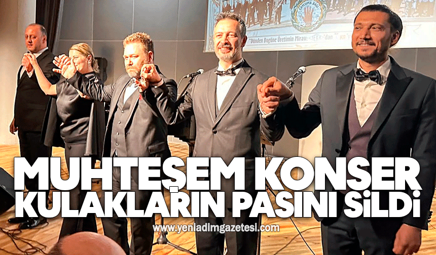 Muhteşem konser kulakların pasını sildi