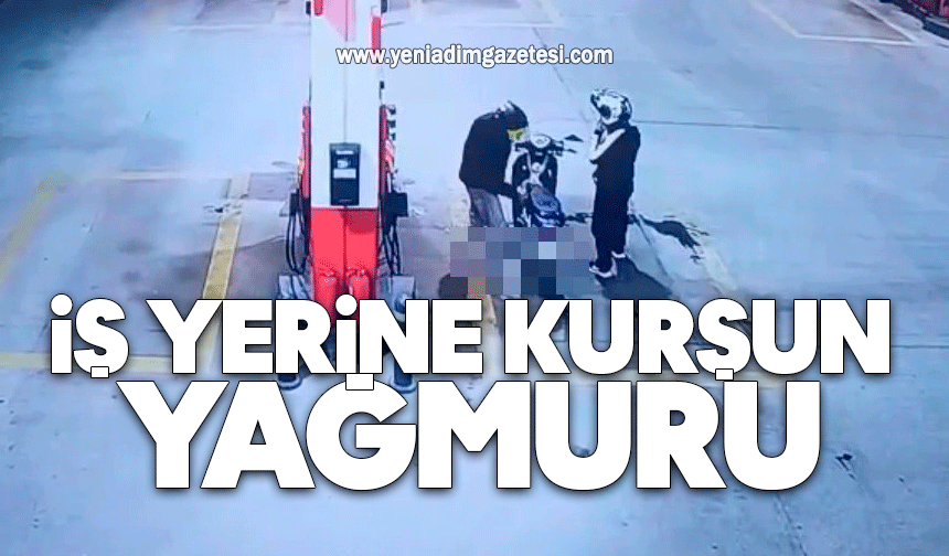 İş yerine kurşun yağmuru