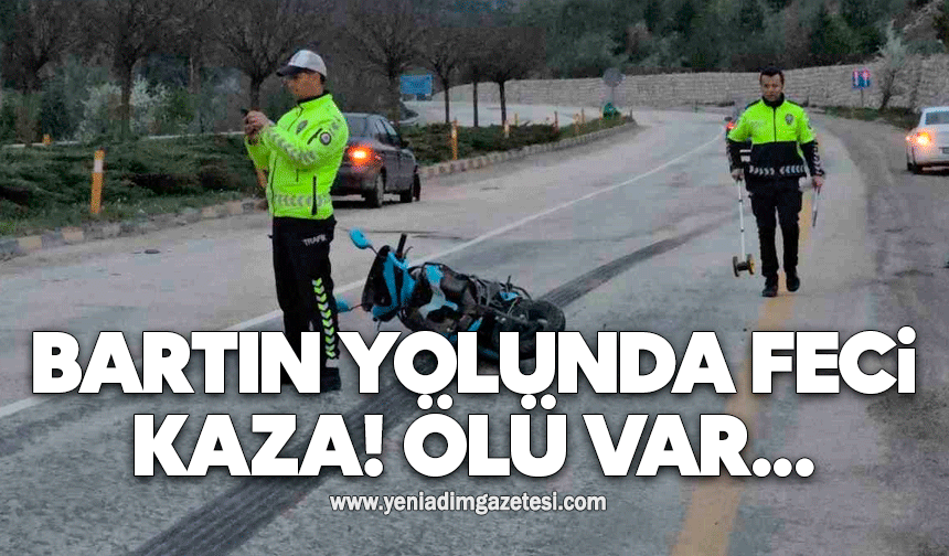 Bartın yolunda feci kaza! Ölü var...