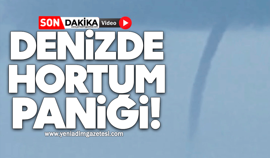 Denizde hortum paniği!