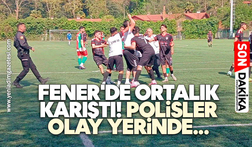 Fener'de ortalık karıştı! Polisler olay yerinde...