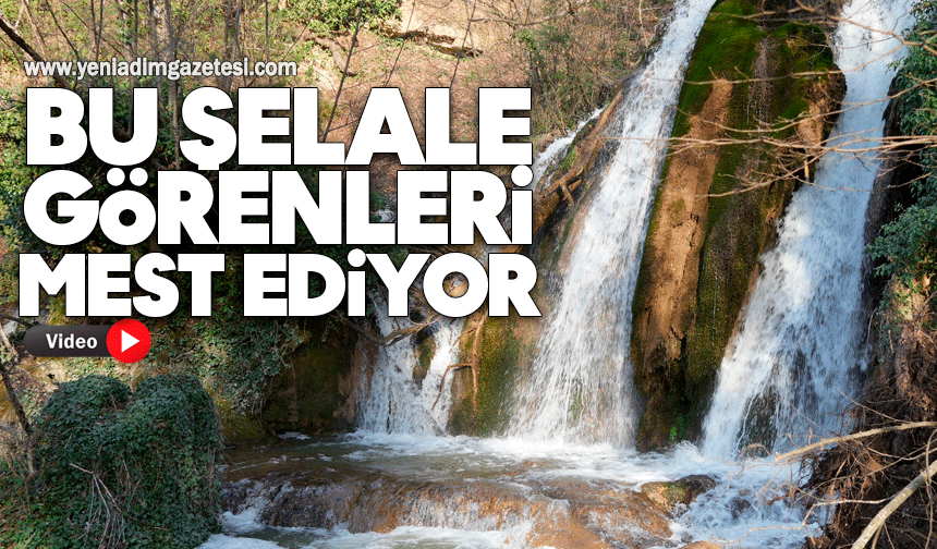 Koruma altına alınan şelale güzelliğiyle mest ediyor