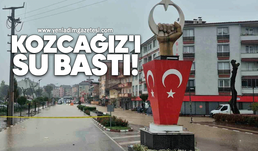 Kozcağız'ı su bastı!