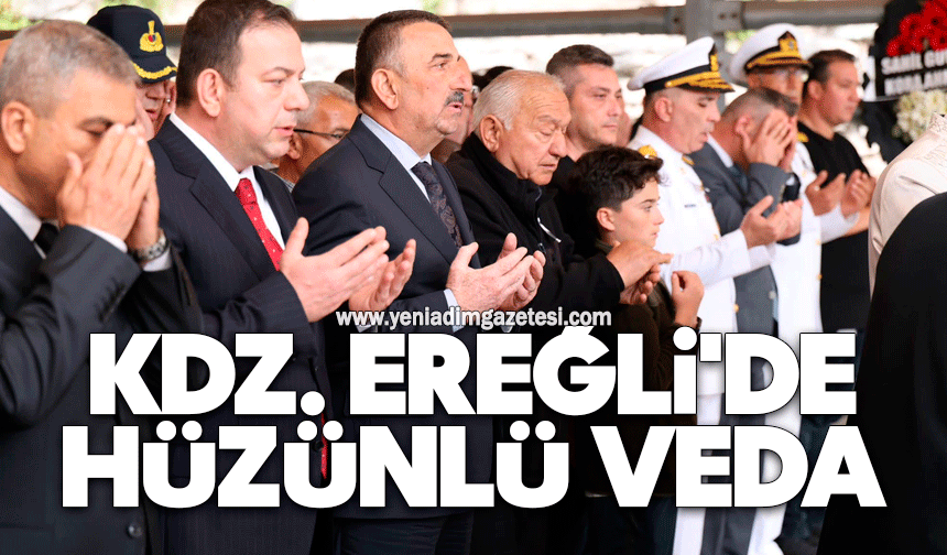 Ereğli'de hüzünlü veda