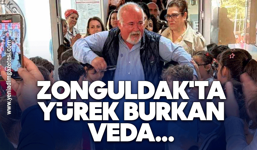 Zonguldak'ta yürek burkan veda...