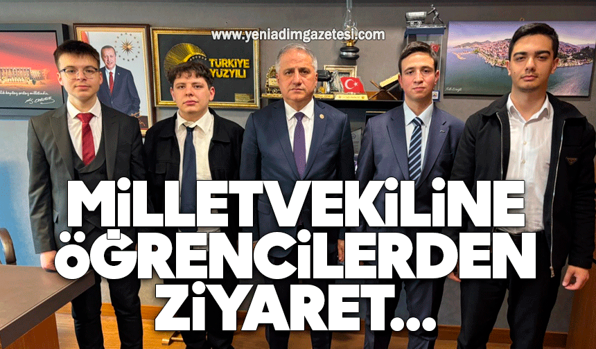 Milletvekiline öğrencilerden ziyaret