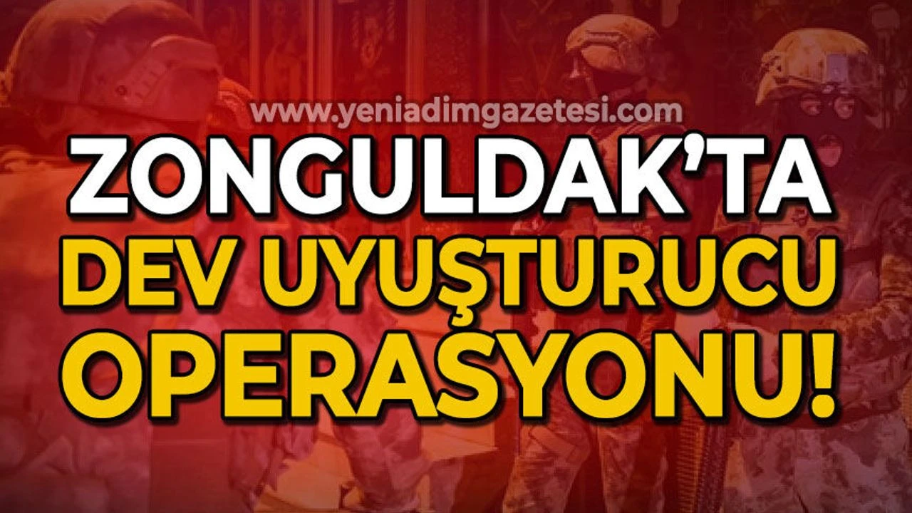 Zonguldak'ta büyük operasyon: Gözaltılar var