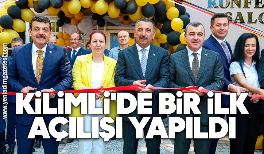 Kilimli'de bir ilk: Açılışı yapıldı