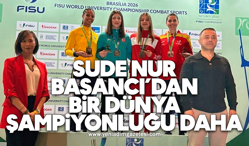 Millî Sporcu Sude Nur Basancı’dan Bir Dünya Şampiyonluğu Daha