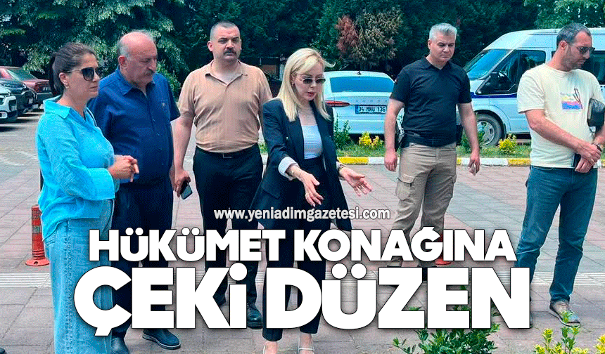 Hükümet konağına çeki düzen