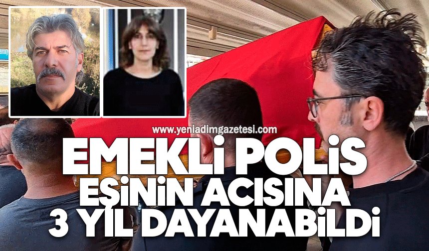 Emekli polis eşinin acısına 3 yıl dayanabildi