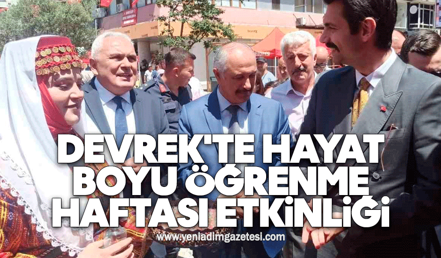 Devrek'te hayat boyu öğrenme haftası etkinliği