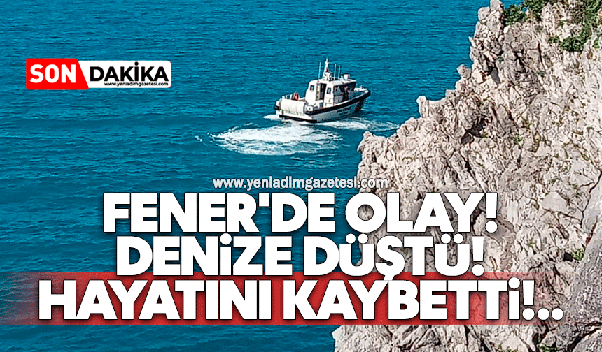 Fener'de olay! Kayalıklardan denize düştü, hayatını kaybetti