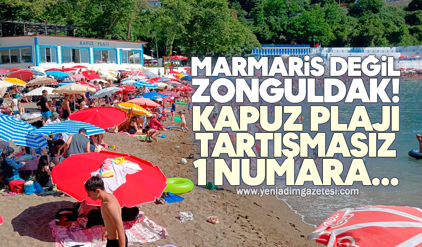 Marmaris değil Zonguldak: Kapuz Plajı tartışmasız 1 numara