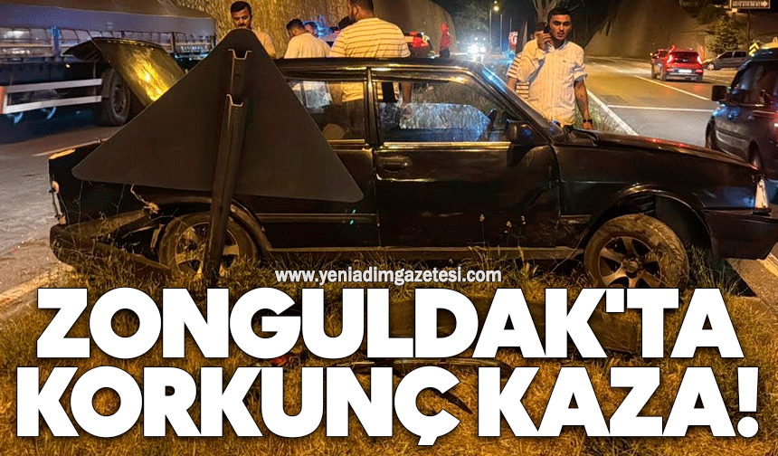Zonguldak'ta korkunç kaza!