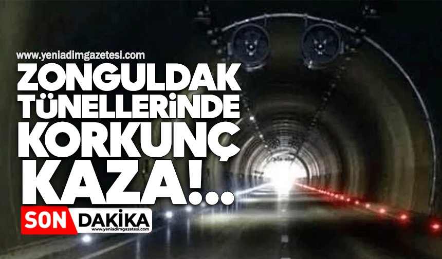 Zonguldak tünellerinde korkunç kaza