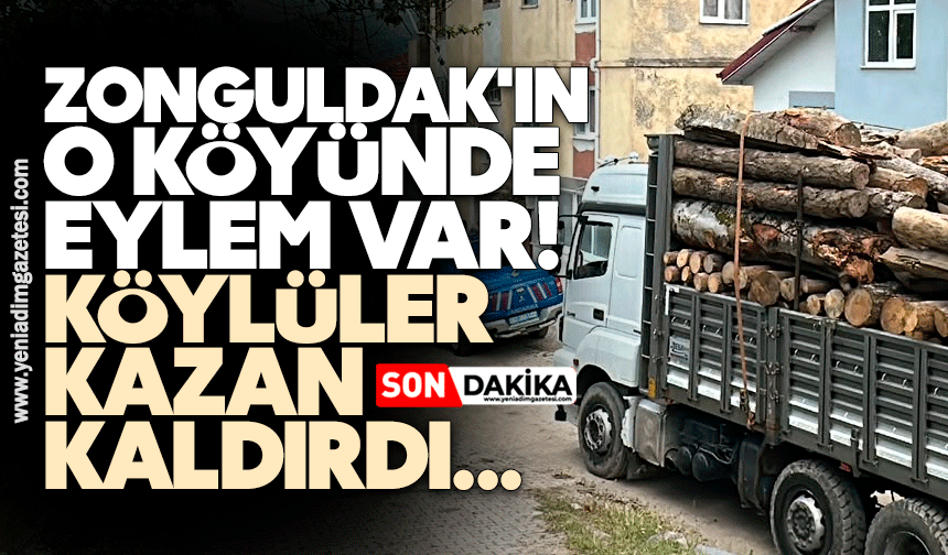 Zonguldak'ın o köyünde eylem var! Köylüler kazan kaldırdı...