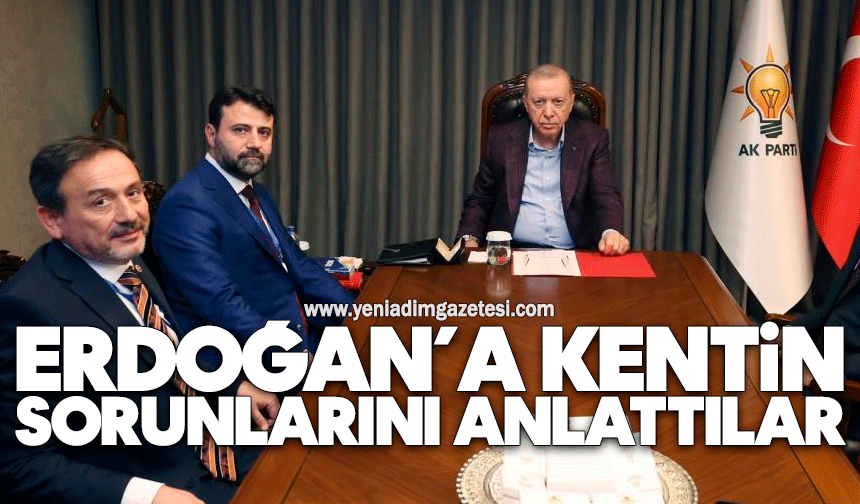 Milletvekilleri Şahin ve Keskinkılıç, Cumhurbaşkanı Erdoğan ile Karabük'ü görüştü