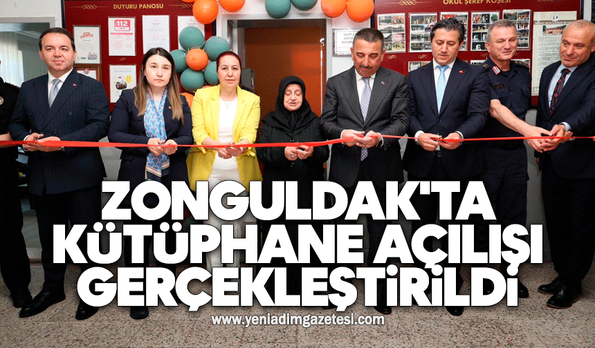 Zonguldak'ta kütüphane açılışı gerçekleştirildi
