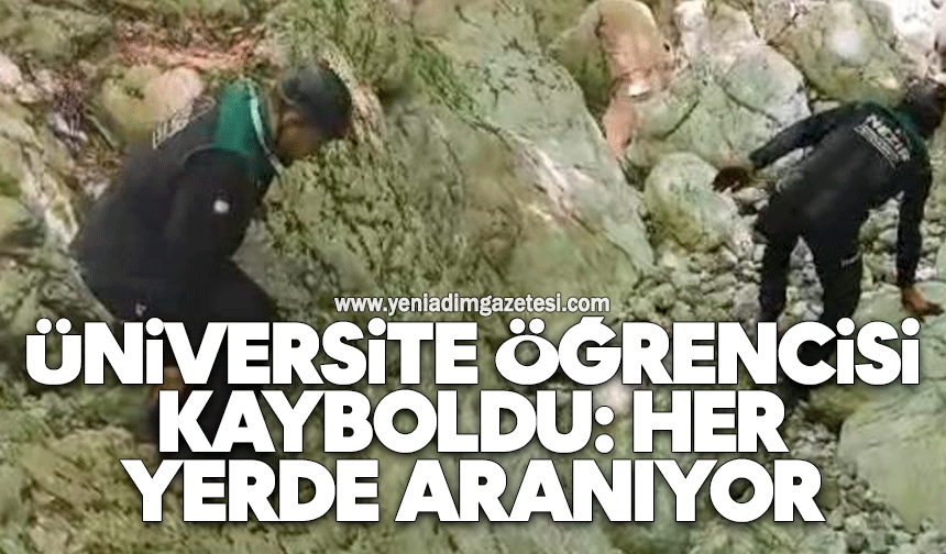 Üniversite öğrencisi kayboldu: Her yerde aranıyor
