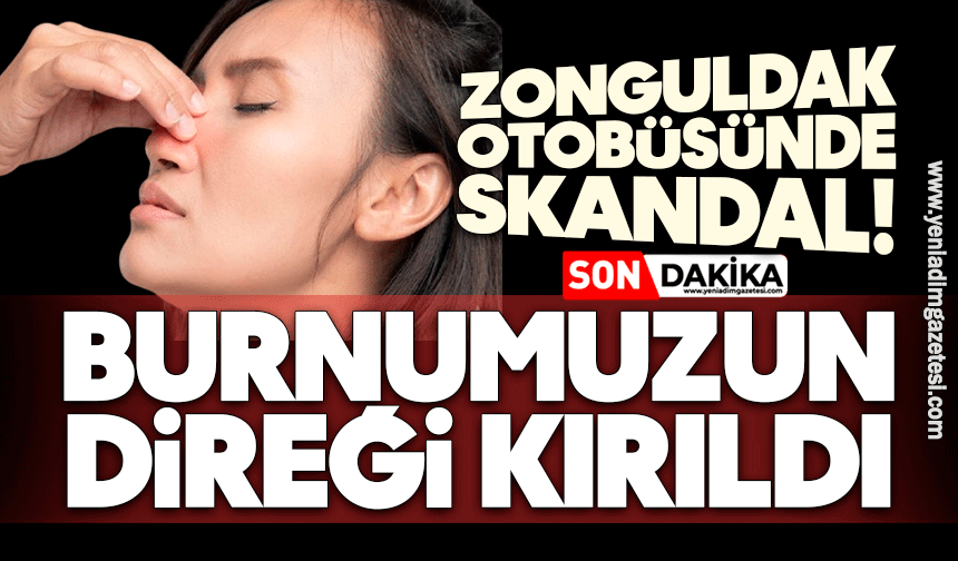 Zonguldak otobüsünde skandal görüntüler! Burnumuzun direği kırıldı