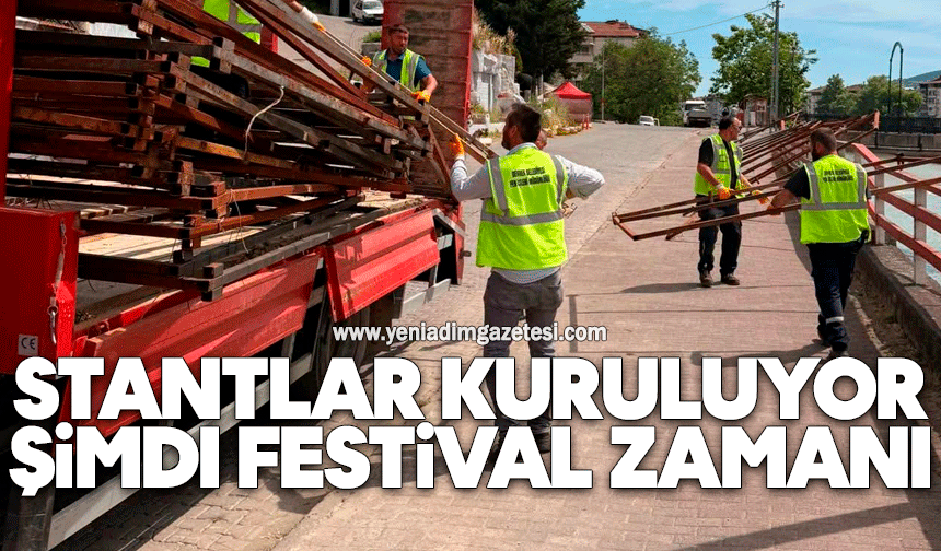 Stantlar kuruluyor: Şimdi Festival zamanı