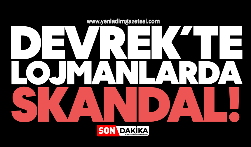 Devrek’te lojmanlarda skandal! Kamu malına çöktüler…