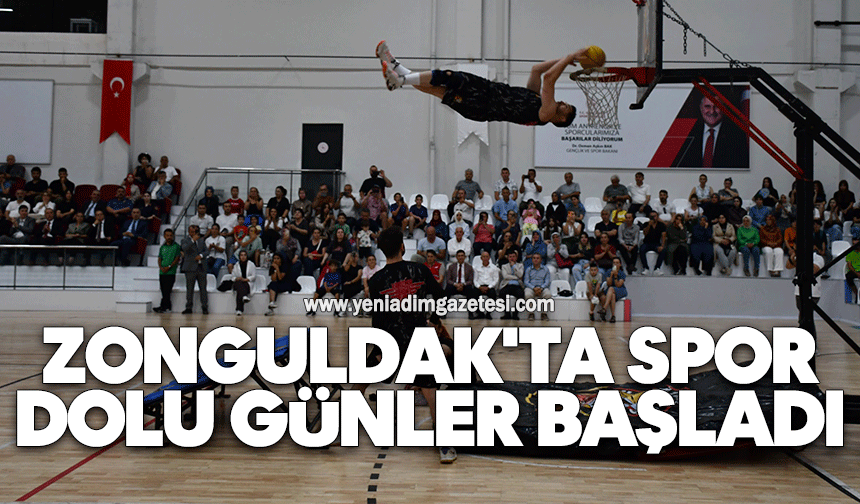 Zonguldak'ta spor dolu günler başladı
