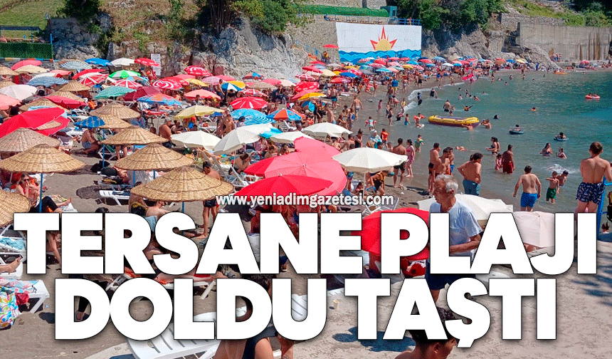 Tersane Plajı doldu taştı
