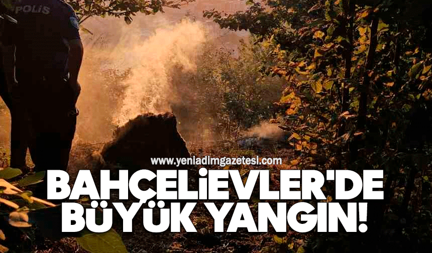 Bahçelievler'de yangın!