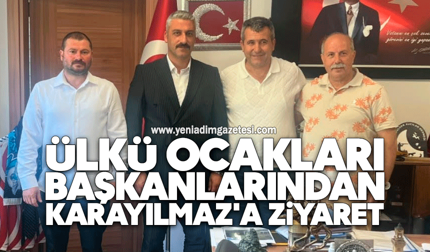 Ülkü Ocakları başkanlarından Karayılmaz'a ziyaret