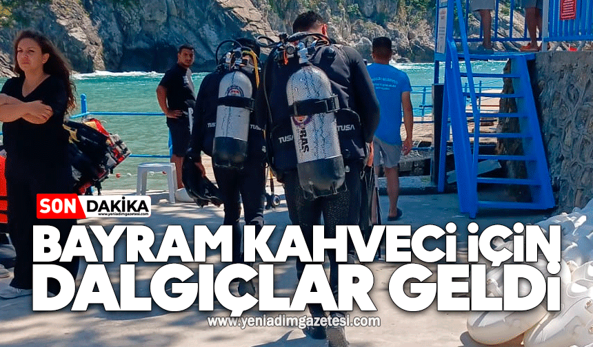 Bayram Kahveci için dalgıçlar geldi