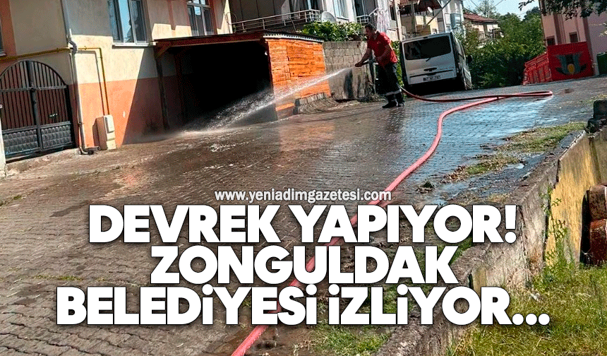 Devrek yapıyor! Zonguldak Belediyesi izliyor...
