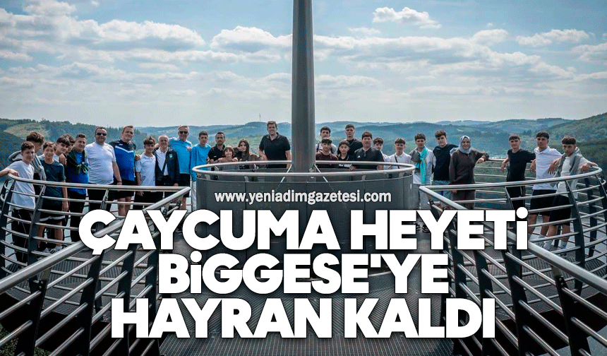 Çaycuma heyeti Biggese'ye hayran kaldı