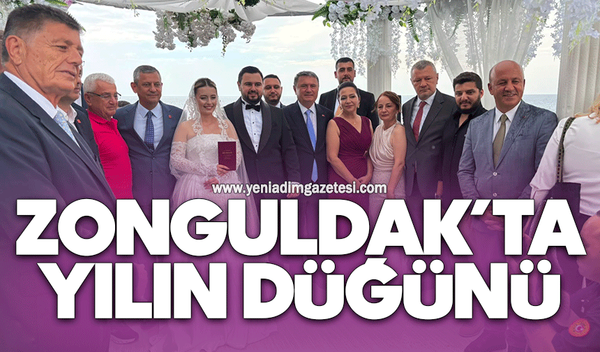 Tahsin Erdem oğlunun nikahını kıydı: Zonguldak’ta yılın düğünü